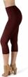 women's leggings: satina high waisted capri & full length styles! logo