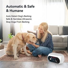img 3 attached to 🐶 Ultrasonic Dog Barking Control Device - Rechargeable and Durable Anti Barking Device with 50 Ft Range for Safe and Humane Bark Training - 3 Adjustable Levels - Suitable for Indoor and Outdoor Use