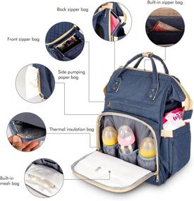 img 2 attached to Diaper Backpack，Baby Multifunctional Water Repellent Backpack