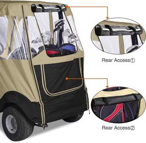 img 1 attached to Shield Your Golf Cart With KAKIT Golf Cart Cover - Ultimate Protection For All Weather Conditions