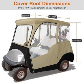 img 3 attached to Shield Your Golf Cart With KAKIT Golf Cart Cover - Ultimate Protection For All Weather Conditions