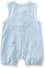 img 2 attached to Adorable Nautical Romper For Baby Boys And Girls, Perfect For Summer Beach Outings - Sizes 0-24 Months