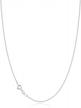 18k gold plated 925 sterling silver cable chain necklace for women girls, 1mm sturdy & shiny 14/16/17/18/20/22/24 inch logo