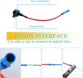 img 1 attached to Enhance Automotive Electrical Systems with 36-Piece Fuse Taps Set - Ideal for Cars, Trucks, and Boats!