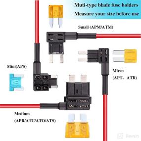 img 2 attached to Enhance Automotive Electrical Systems with 36-Piece Fuse Taps Set - Ideal for Cars, Trucks, and Boats!