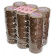 2" brown shipping packaging tape - 36 rolls of 110 yards each, 330 feet long - imbaprice sealing tape 1 box premium logo