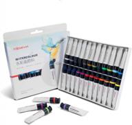 24 assorted colors himi watercolor paint set - portable and ideal for beginners, students and adults crafting, perfect gifts for girls of all ages logo