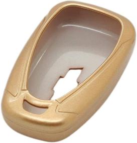 img 2 attached to Stylish and Durable SEGADEN Metallic Color Shell Cover for CHEVROLET Smart Remote Key Fob – SV0654 Gold