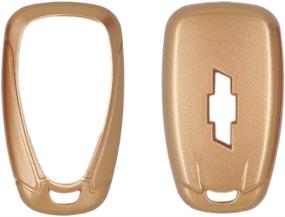 img 3 attached to Stylish and Durable SEGADEN Metallic Color Shell Cover for CHEVROLET Smart Remote Key Fob – SV0654 Gold