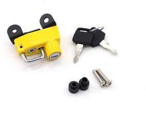 img 3 attached to Motorcycle Helmet Lock Anti-Theft Helmet Security Lock For Ducati Scrambler Sixty/Icon/Urban Enduro 2015-2019 -Yellow