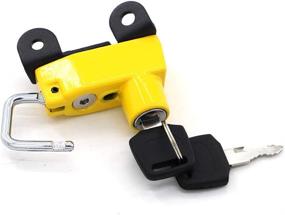 img 2 attached to Motorcycle Helmet Lock Anti-Theft Helmet Security Lock For Ducati Scrambler Sixty/Icon/Urban Enduro 2015-2019 -Yellow