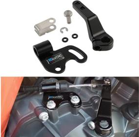 img 4 attached to 🔧 NICECNC Black One Finger Clutch Actuator Arm Lever for KTM 790 & 890 Duke/Adventure/R 2018-2022: A Reliable Upgrade