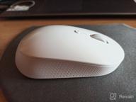 img 1 attached to Wireless compact mouse Xiaomi Mi Dual Mode Wireless Mouse Silent Edition, white review by Ha Joon ᠌