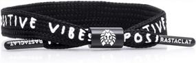 img 3 attached to Rastaclat Adjustable Bracelets For Men And Women - Inspirational Messaging, Hand Assembled Single Lace Design, All Ages.