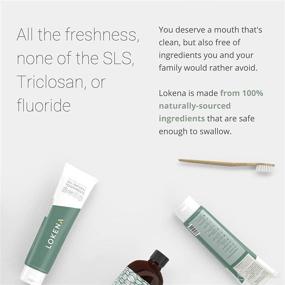 img 1 attached to Naturally Powerful: Lokena SLS Free Toothpaste with Triclosan-Free Formula