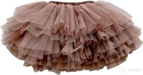 img 4 attached to Vibrant Childhood Girls' Tutu Skirt for Babies - 6 Layers of Tulle Tutus for Toddlers Ages 1-8