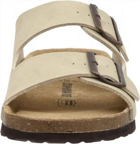 img 3 attached to Cork Footbed Sandal For Men By CUSHIONAIRE With +Comfort In Lane Design