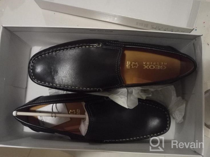 img 1 attached to Classic Geox Monet Plain Loafer Leather Men's Shoes: Timeless Style and Superior Comfort review by Samik Drusky