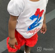 img 1 attached to Toddler Girls Cotton Icing Ruffles Shorts Pants By Slowera Baby review by Jay Brock