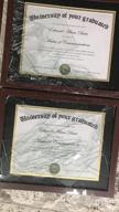 img 1 attached to 11X14 Diploma Frame Certificate Degree Document Frame, 2 Pack 8.5 X 11 With Mat For Wall & Tabletop, Mahogany Double Mat High Definition Glass review by Julio Rattanajatuphorn