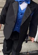 img 1 attached to 👔 Little Gents Boys Tuxedo: Stylish Black Boys' Clothing, Suits & Sport Coats review by Isaiah Bower