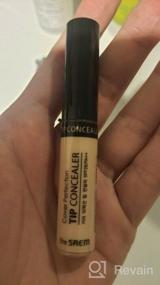 img 4 attached to The Saem Concealer - Cover Perfection Tip Concealer, 0.5 Ice Beige Shade: A SEO-friendly Rewrite