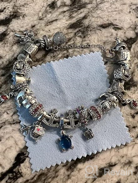 img 1 attached to 🦋 Annmors Sterling Silver Decorative Butterfly Charm for Women and Girls - Gifts for Beaded Bracelets & Necklaces (T202) review by Jake Hillyer