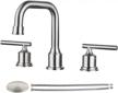 upgrade your bathroom with wowow 8-inch widespread high arc faucet logo