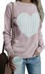 heartfelt knit: nulibenna women's cable pullover sweaters with long sleeves logo