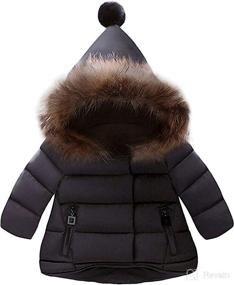 img 1 attached to Winter Snowsuit Windproof Outerwear Hoodies Apparel & Accessories Baby Boys in Clothing