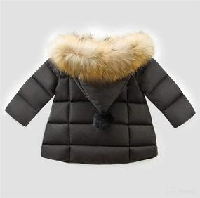 img 2 attached to Winter Snowsuit Windproof Outerwear Hoodies Apparel & Accessories Baby Boys in Clothing