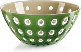 img 4 attached to Guzzini Le Murrine Bowls In Sand, White, And Moss Green, 2700Cc Capacity, Ø25 X H11 Cm