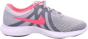 img 2 attached to 👟 Girls' Nike Revolution Running Shoes in Pink Cool Grey White - Athletic Footwear