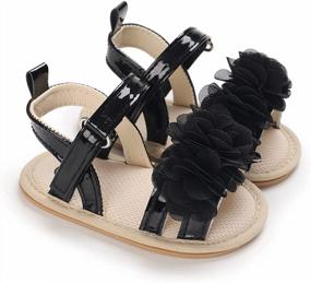 img 2 attached to Adorable & Comfortable Baby Girl Sandals For Summer Outdoors By COSANKIM