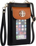 heaye wallet wristlet crossbody: stylish multifunctional women's handbags & wallets with wristlet feature логотип
