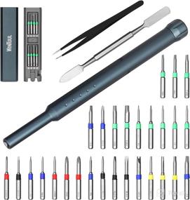 img 4 attached to 🔧 WINTUUL Precision Screwdriver Set 30 In 1: Ultimate Toolkit for iPhone, Tablet, Xbox, PS4, Watch, Eyeglass Repair – Small & Mini Screwdriver Set