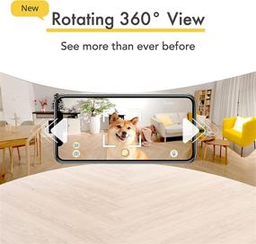 img 3 attached to 🐶 Furbo 360° Dog Camera (2022 Edition): Rotating Wide-Angle Pet Camera with Treat Tossing, Night Vision, HD Pan, 2-Way Audio & WiFi - Designed for Dogs