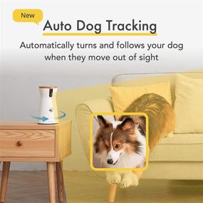img 2 attached to 🐶 Furbo 360° Dog Camera (2022 Edition): Rotating Wide-Angle Pet Camera with Treat Tossing, Night Vision, HD Pan, 2-Way Audio & WiFi - Designed for Dogs