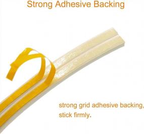 img 2 attached to Keep The Elements Out: PRUGNA 33Ft Self-Adhesive Weather Stripping For Doors And Windows