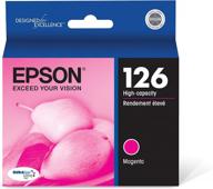 high-yield magenta ink cartridge (t126320-s) with durabrite ultra technology for epson stylus and workforce printers logo