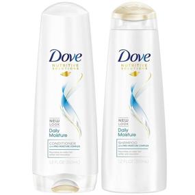 img 1 attached to 🧴 Dove Moisture Shampoo Conditioner Package: Deeply Nourishing Hair Care Combo