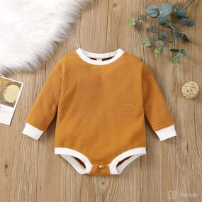 img 3 attached to Capbier Crewneck Sweatshirts Oversized Bodyusuit Apparel & Accessories Baby Boys for Clothing