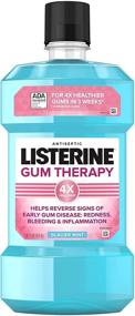 img 4 attached to 🦷 LISTERINE Antiseptic Mouthwash for Gingivitis and Plaque Control - Advanced Oral Care