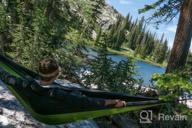 img 1 attached to Ultra-Light Camping Hammock By AnorTrek With Tree Straps - Portable Parachute Nylon Hammock For Solo Or Double Use, Ideal For Hiking, Backpacking, And Travel review by Aaron Zaragosa