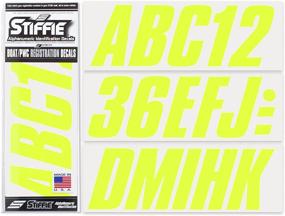 img 4 attached to Stiffie Alpha Numeric Registration Identification Watercraft Exterior Accessories best on Bumper Stickers, Decals & Magnets