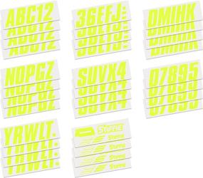 img 1 attached to Stiffie Alpha Numeric Registration Identification Watercraft Exterior Accessories best on Bumper Stickers, Decals & Magnets