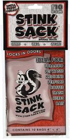 img 1 attached to 🔒 10-Pack of Stink Sack 4x6 Inch Clear Smell Proof Storage Bags