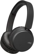 jvc has65bnb wireless headphones: noise cancelling, bluetooth 4.1, bass boost, voice assistant compatible (black) logo