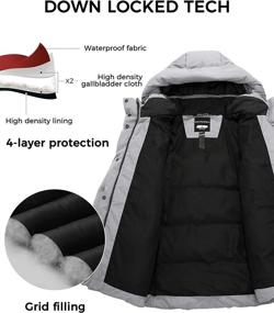 img 2 attached to CHIN·MOON Womens Jacket Length Windproof Women's Clothing in Coats, Jackets & Vests