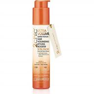giovanni 2chic ultra-volume super potion, 1.8 oz. - volumizing formula with papaya & tangerine butter for fine hair, weightless control, paraben-free, color safe logo